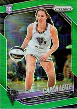 Carla Leite 2025 WNBA Prizm Green Base Rookie Card #6 - Valkyries