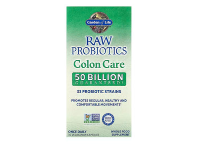 Garden of Life, RAW Probiotics, Colon Care, Probiotika zur Darmpflege, 30 Kapsel