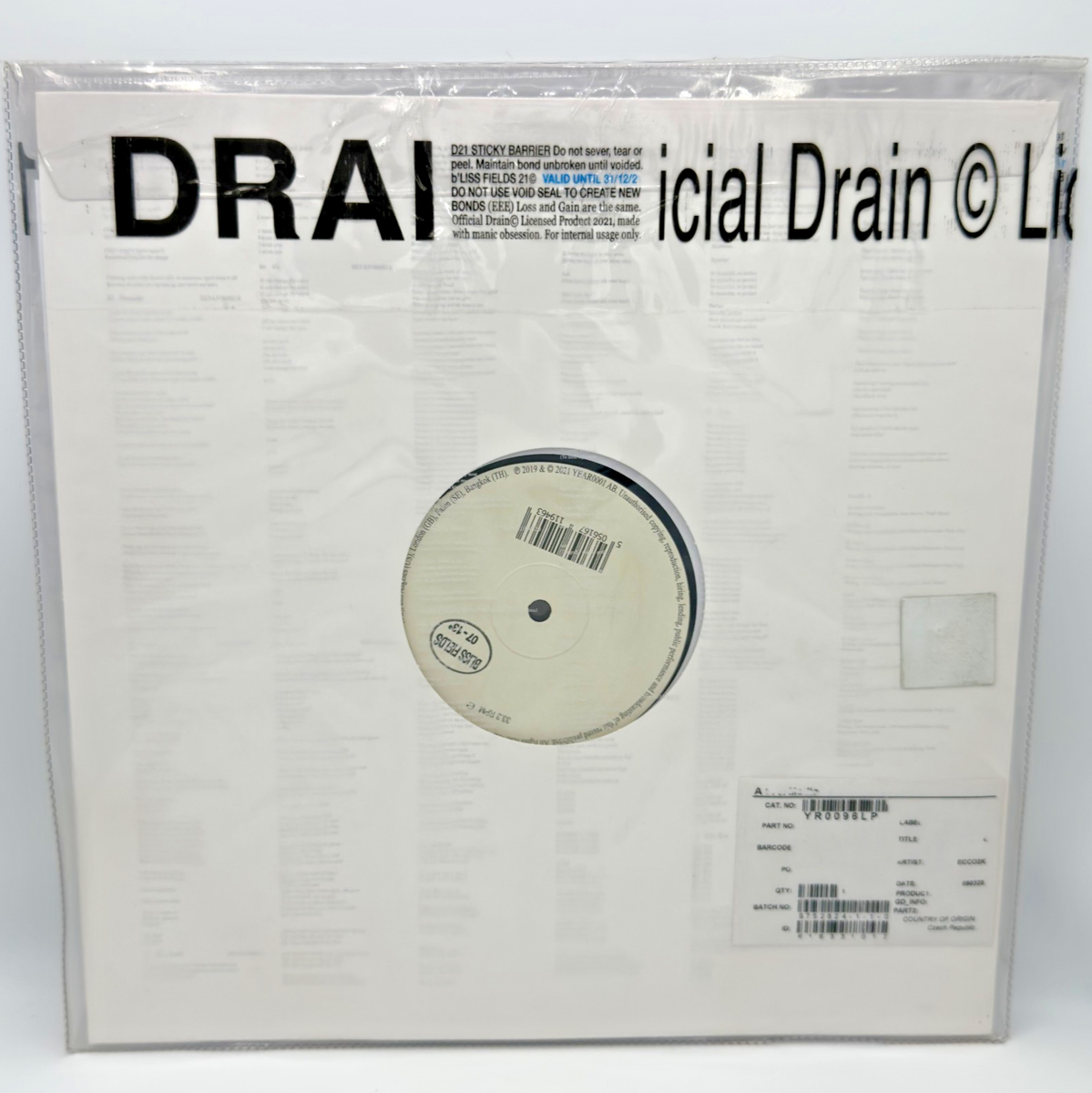 Ecco2K - ℮ e Vinyl LP + Poster + Drain Gang Sticker | SEALED 1st