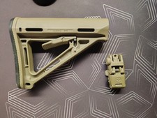 Airsoft Stock and Rear Sight 