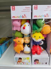 Munchkin Squirt Bath Toys 16-Piece Set Farm Ocean Animals Kids Pool Water Play