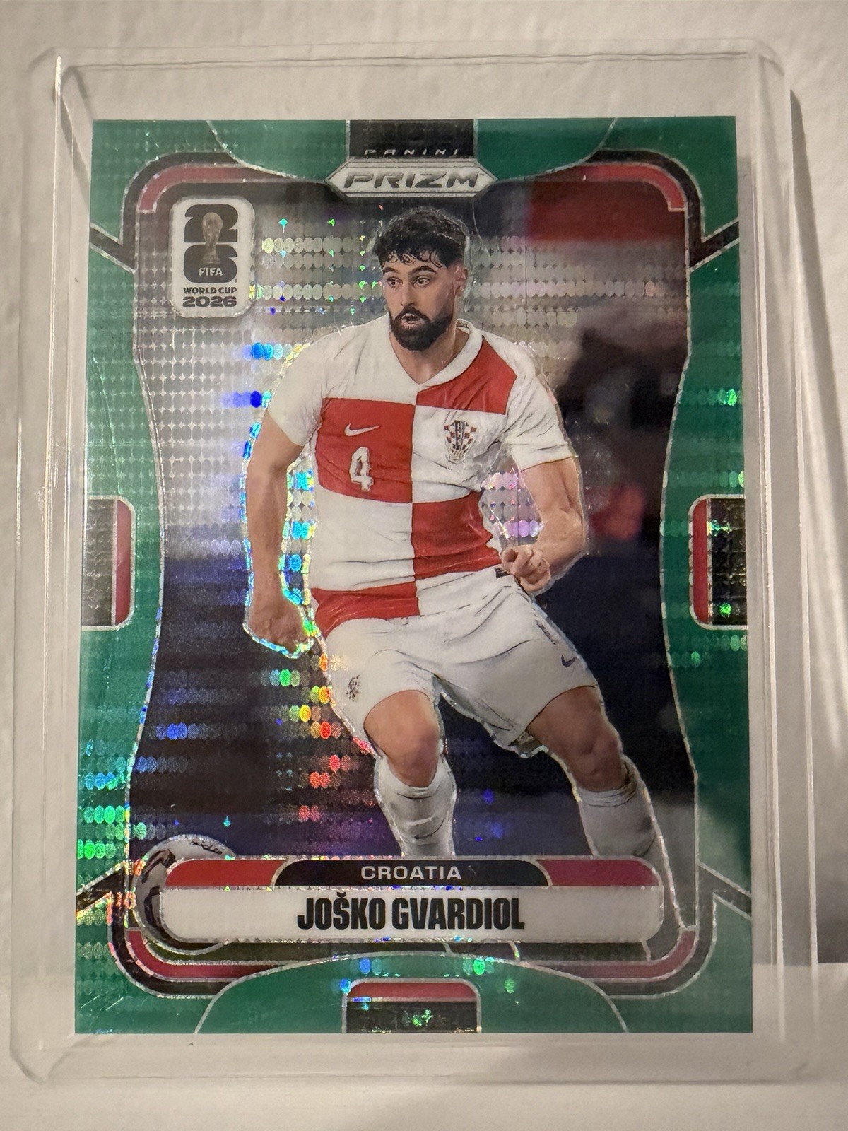 1/5 Panini Prizm 26 FIFA World Cup Josko Gvardiol Croatia 1/5 preferred green