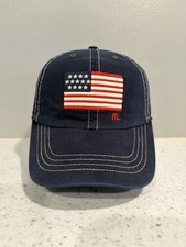 Polo Ralph Lauren Baseball Hat Cap USA Flag Embroidered "Ralph Lauren" back NEW