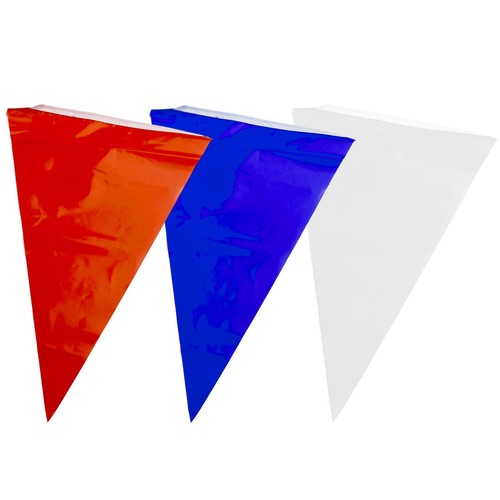 18M Red White And Blue Tri-Coloured Flags Triangular String Flags Coloured Flags - Bild 10 von 22