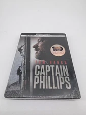 Captain Phillips STEELBOOK 4K UHD + Blu-ray + Digital Brand New