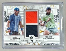 2024 Topps Royalty Tennis Prodigious Dual Relic /50 DE MINAUR JORDAN THOMPSON RC
