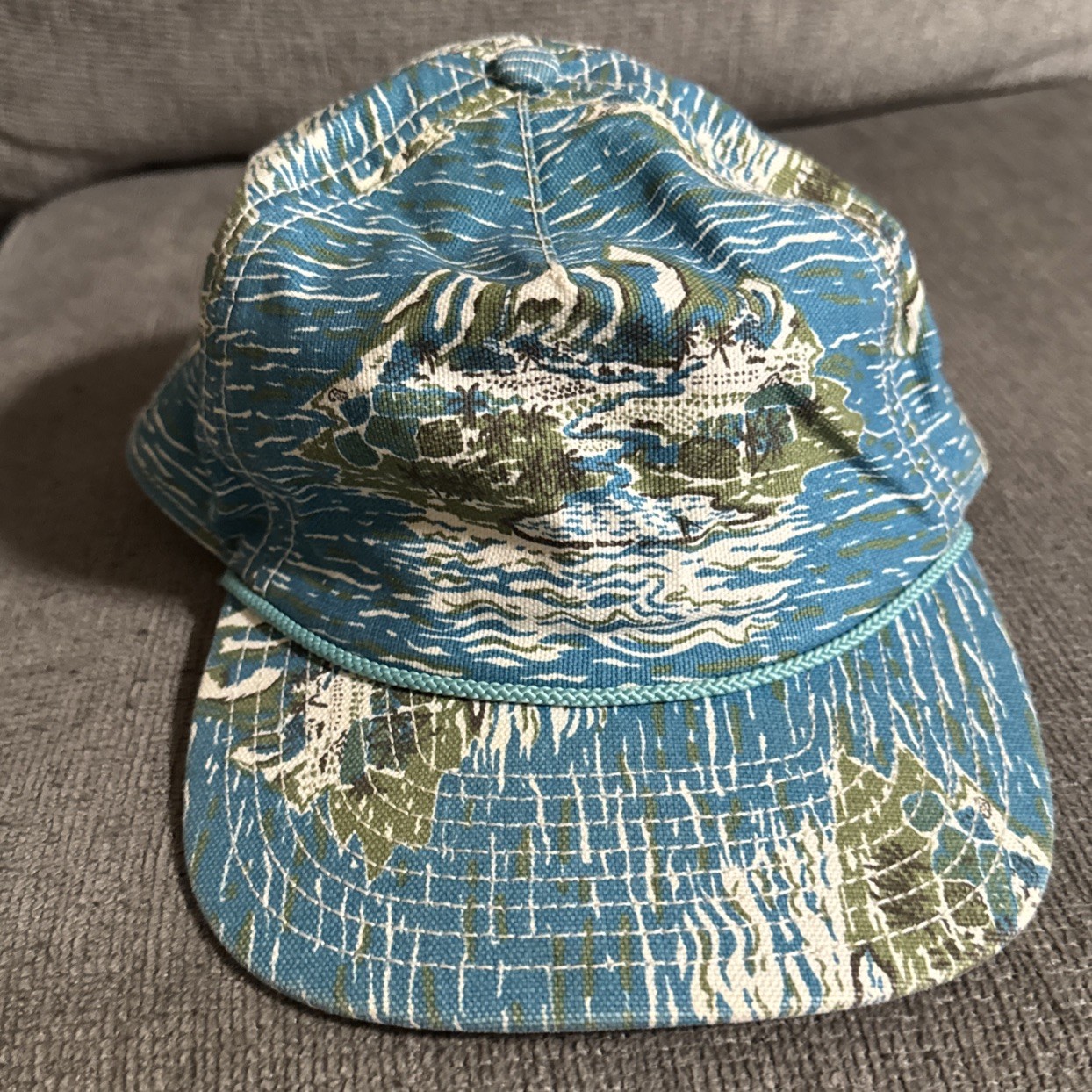 Snapback Cap Malama Hawaiian Map