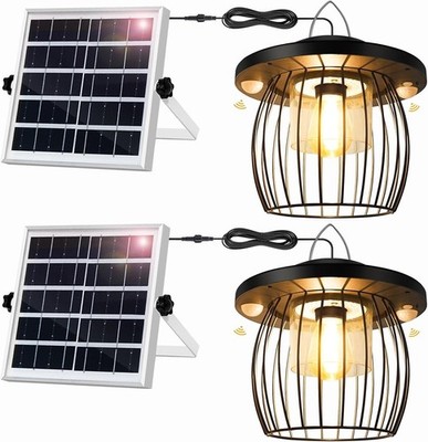 Shed Light Solar Powered Gazebo Lights Outdoor Solar Hanging Lamps outside for P