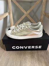 NEW Converse Chuck Taylor Dainty Lucky Ox Gold Metallic A15448C Women's Size 7.5