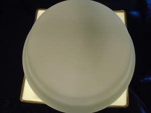 HARBOR BREEZE WAVEPORT CEILING FAN 52"  REPLACEMENT GLASS SHADE OPAL FROSTED