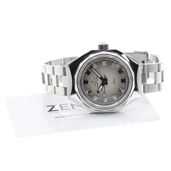 Zenith — Zenith Defy Revival 03.A3642.670/75.M3642 37mm SS Automatic Date Watch #C3721