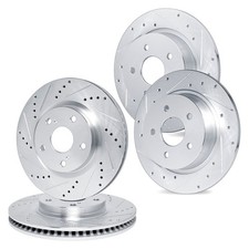 For Honda S2000 00-09 R1 Concepts Drilled & Slotted Front & Rear Brake Rotor Set