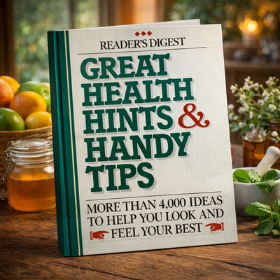 Great Health Hints & Handy Tips Reader s Digest Hardcover 4,000 Ideas