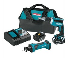 Makita XT255T 18V LXT Li-Ion Cordless Drywall Screwdriver & Cut-Out Kit