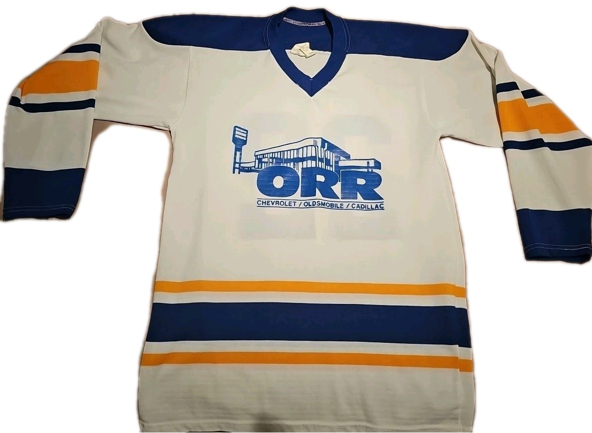 Vintage Orr Chevrolet/Oldsmobile/Cadillac Hockey Jersey # 22 Cooper Made In