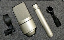 MXL 990  991 Condenser Microphones Recording Kit With Carrying Case EUC