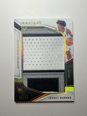 Harrison Ingram 2024-25 Panini Immaculate Jersey Number Patch 49/50