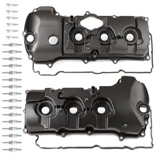 Aluminum Valve Cover Set Left and Right for 2014-2019 Ford Explorer Flex Taurus