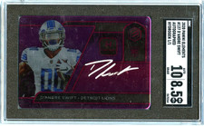 D'Andre Swift 2020 Elements Hydrogen Auto Autograph RC Detroit Lions 1/1 SGC 8.5