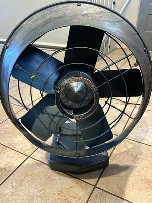 Vintage Mimar Dynafan Fan 525 Swivel Floor Fan Powerful Steel Brooklyn NY VIDEO