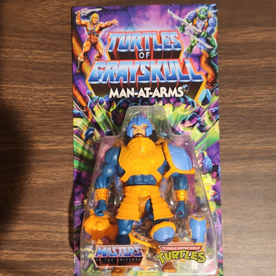 Mattel Turtles of Grayskull Man-At-Arms Action Figure Boxed w/ Helmet