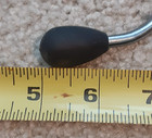 Over the Door Hook Hanger - Dual Hooks - Silver Color with Black rubber tips — photo 7