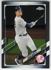 2021 Topps Chrome #99 Aaron Judge BASEBALL New York Yankees