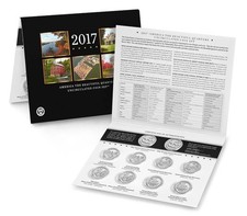 2017 America the Beautiful Quarters Uncirculated Coin Set