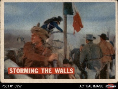 1956 Topps Davy Crockett Orange Back #67 Storming The Walls  1.5 - FAIR