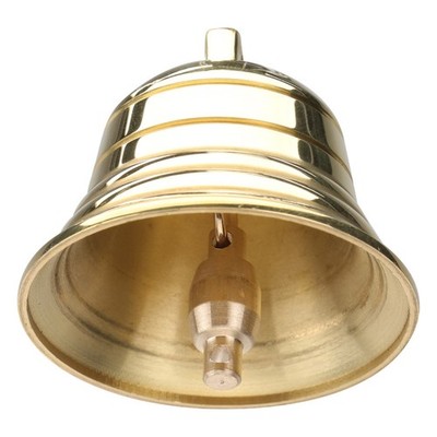 1pc Weihnachten Messing Bell Wind Glocken Jingle Craft (golden)