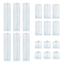 Equilateral Prisms 18pc Set - 6 Each of 1", 2",  4" Lengths, 25mm Face Size ...