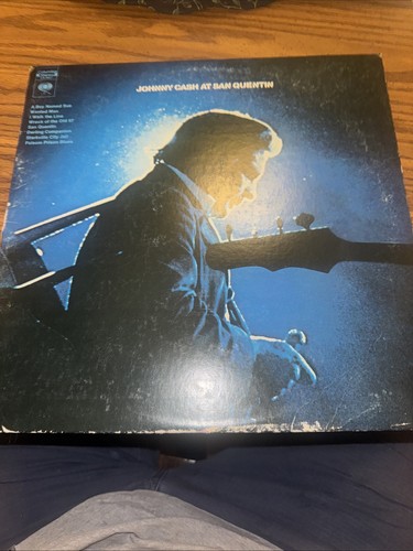 Johnny Cash - At San Quentin LP Record 2010 Columbia Country Stereo 33 ...