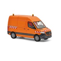 Busch 54008 Mercedes-Benz Sprinter Kurz, Hochdach, Orange, 1:87, Neu - Modell