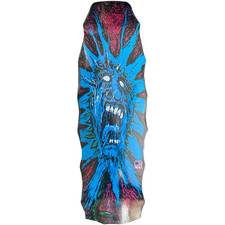OFFICIAL TRACKER SCREAMING FLOWER SHAPED SKATEBOARD DECK RARE ARTWORK