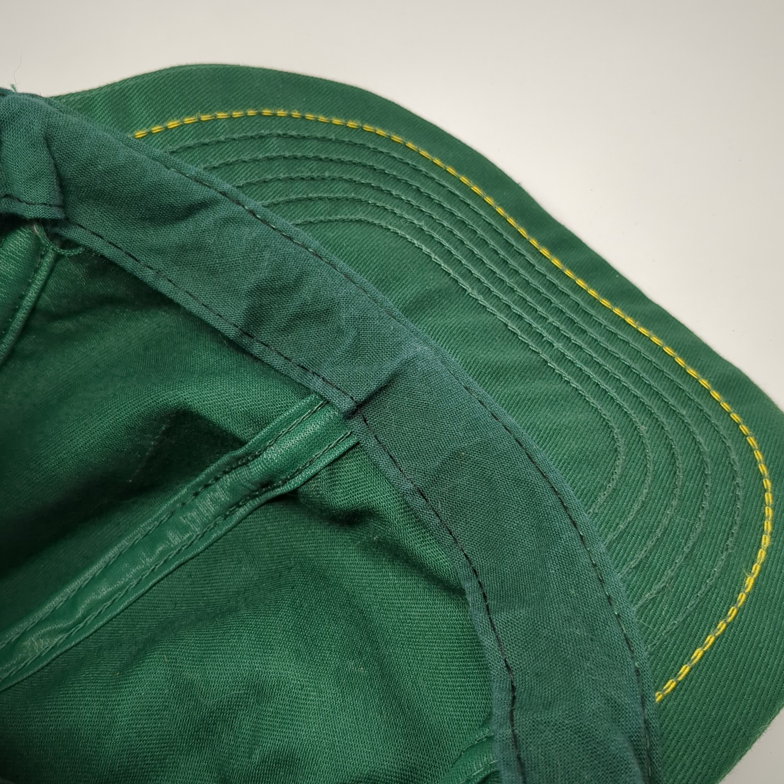 Snapback Hat Solid Green One Size Adjustable Outd… - image 8