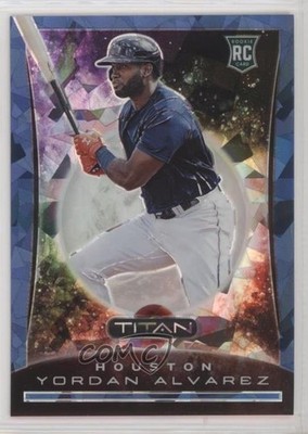 2020 Panini Chronicles Titan Blue Ice 78/99 Yordan Alvarez #2 Rookie RC 0w7