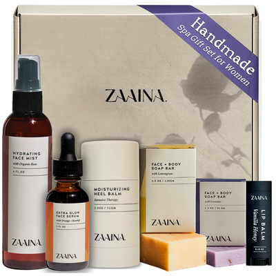 ZAAINA Spa Gifts for Women - Luxury Self Care Spa Kit, Mother'S Day Spa Gift Bas