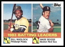 1984 Topps #131 Bill Madlock | Wade Boggs HOF [NM] [Base Set Baseball Card]