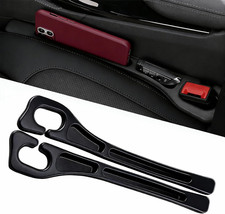 2 Pack Car Seat Gap Filler, No-Drop Seat Side Gap Seam Filler Organizer with Pho
