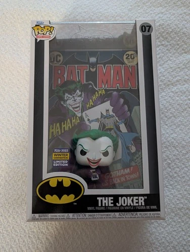 Funko Pop! Comic Book Cover with Case: DC  The Joker Winter Convention #07
