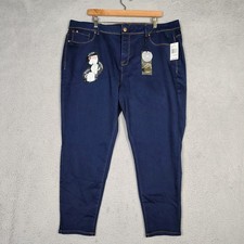 Curve Appeal Minimalist Jegging Womens 22W Rinse Blue Denim Modern High-Rise NWT