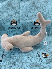 Jellycat Harley Hammerhead Shark Plush Toys Christmas Party Gift Tags + Dust Bag