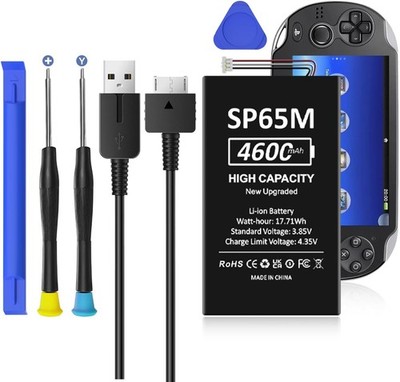 SHENMZ PS Vita 1000 Battery Replacement, 4600mAh High Capacity Battery with
