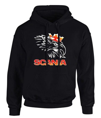 Truck Vehicle Black Hooded Hoodie Reprint S 3XL