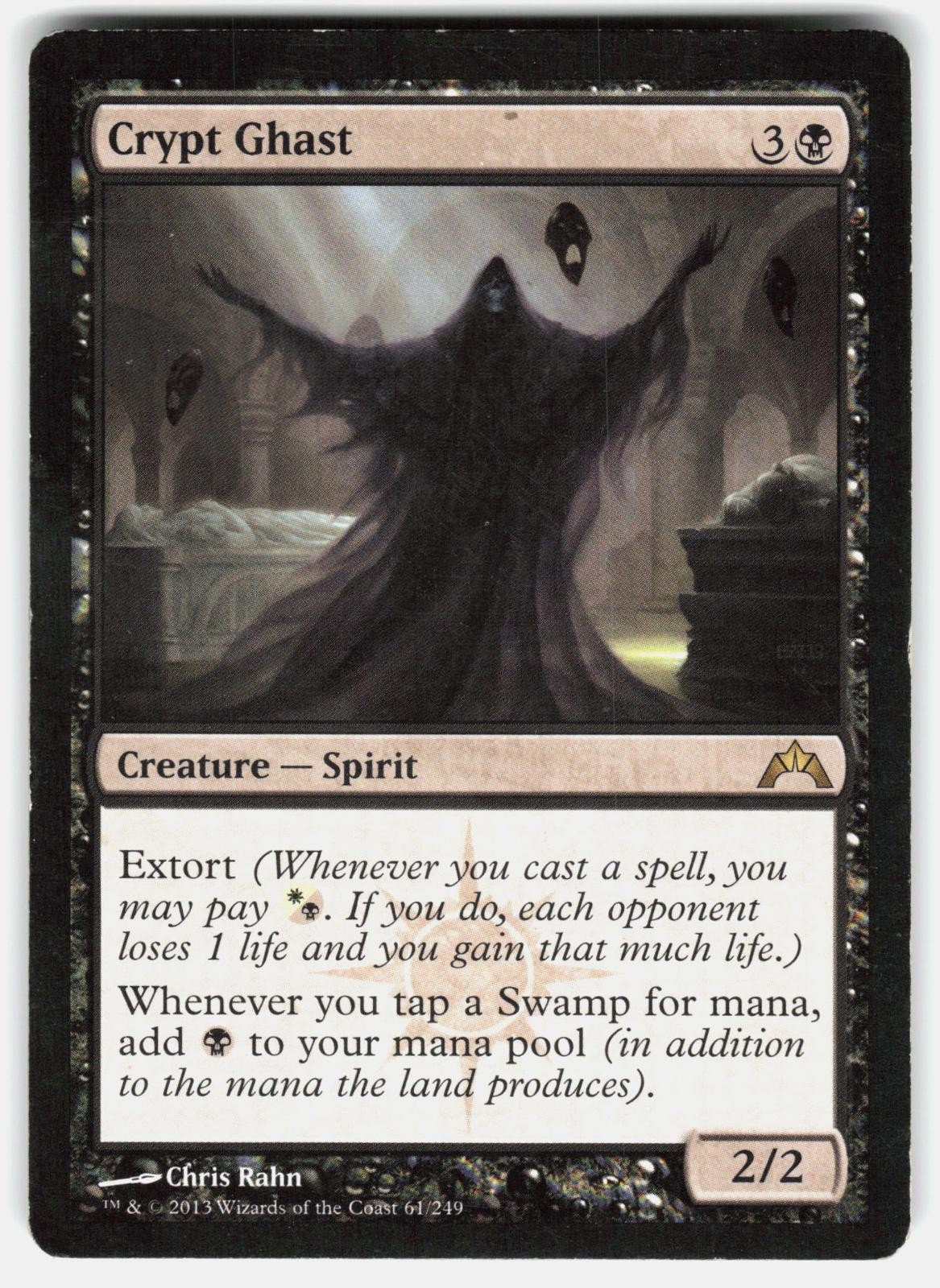 Magic: The Gathering Moderately Played Crypt Ghast ~CEG~ ( Rare # 61 GTC )