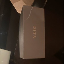 DITA Gray Hard Case Storage Box for Eyeglasses  Sunglasses Unisex