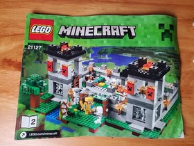 Incomplete Lego Minecraft The Fortress 21127 Used