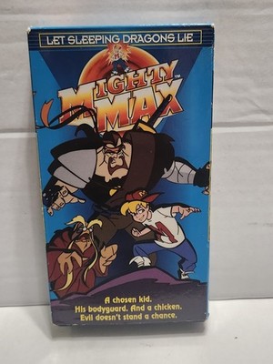 Mighty Max Let Sleeping Dragons Lie VHS 1993 