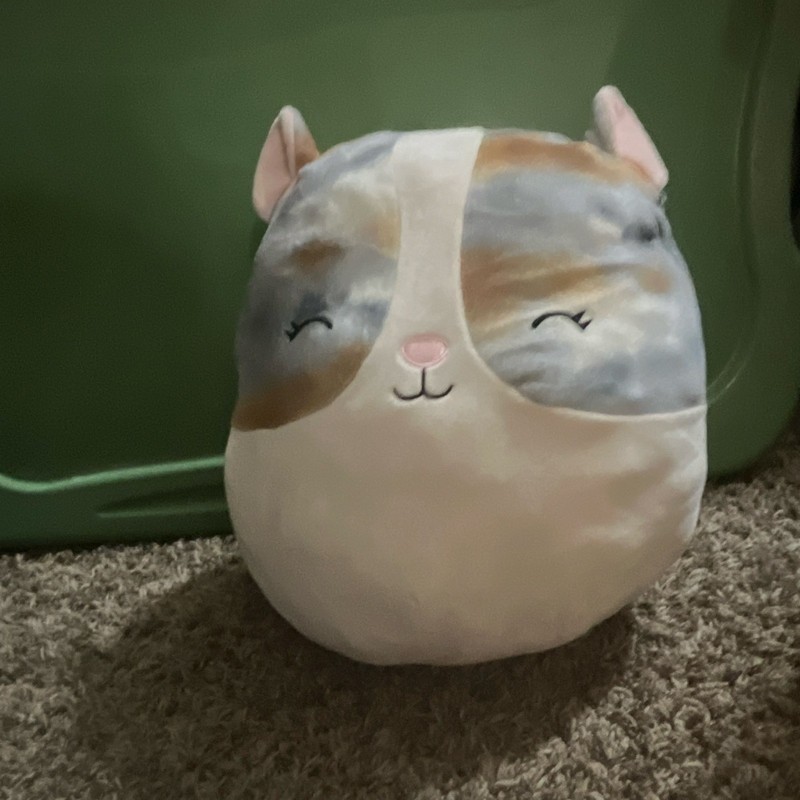 Squishmallows Cat Plush, Washable, Small 6-14 in, White Gray Tan, SQK2791