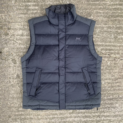 Helly Hansen Herren Full Zip Entendaunen Federn gefütterte Weste, durchgehender Reißverschluss, L
